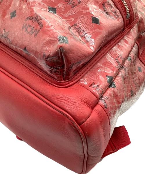 MCM（エムシーエム）MCM (エムシーエム) リュック レッドの古着・服飾アイテム