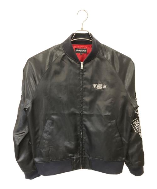 BlackEyePatch（ブラックアイパッチ）BlackEyePatch (ブラックアイパッチ) スカジャン ブラック サイズ:Mの古着・服飾アイテム