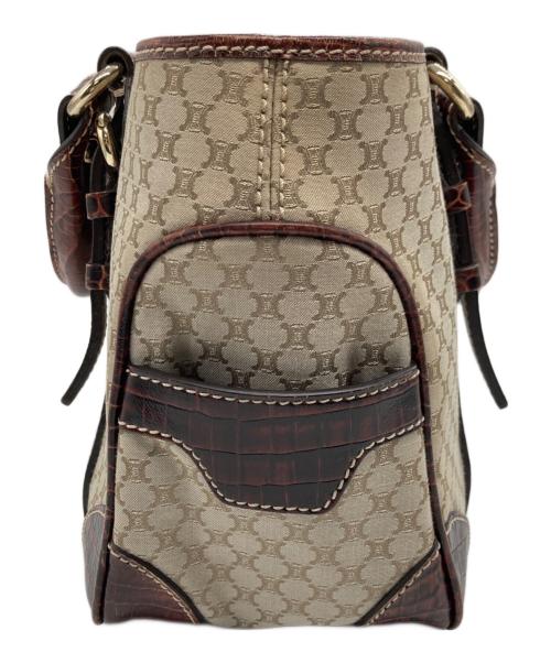 CELINE（セリーヌ）CELINE (セリーヌ) ハンドバッグ ベージュ×ブラウンの古着・服飾アイテム