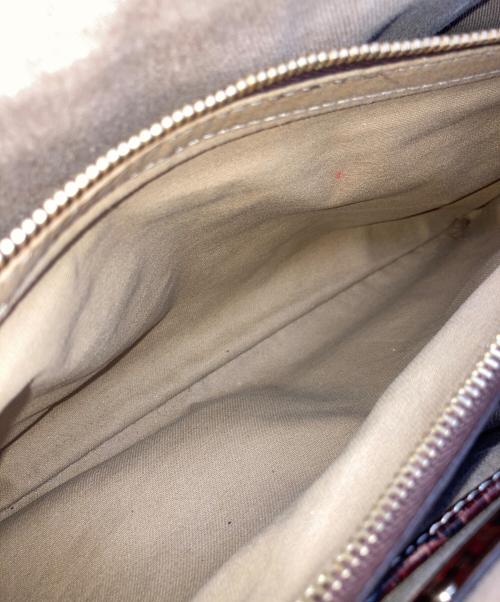 CELINE（セリーヌ）CELINE (セリーヌ) ハンドバッグ ベージュ×ブラウンの古着・服飾アイテム