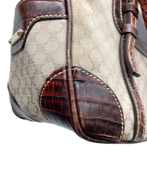 CELINE（セリーヌ）CELINE (セリーヌ) ハンドバッグ ベージュ×ブラウンの古着・服飾アイテム