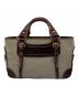 CELINE（セリーヌ）の古着「ハンドバッグ」｜ベージュ×ブラウン