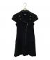 BURBERRY BLUE LABEL（バーバリーロンドンブルーレーベル）の古着「ノースリーブワンピース」｜ブラック
