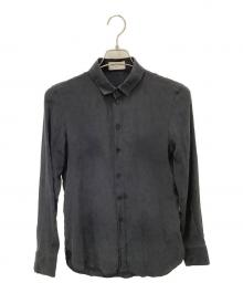 Saint Laurent Paris（サンローランパリ）の古着「長袖シャツ」｜ブラック