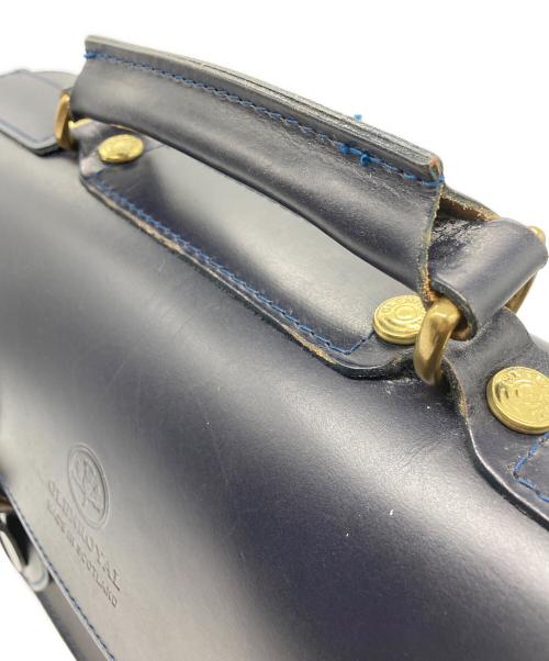 GLENROYAL（グレンロイヤル）GLENROYAL (グレンロイヤル) サッチェルバッグ 13インチ ダークブルーの古着・服飾アイテム