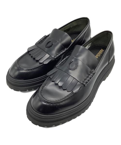 FRED PERRY（フレッドペリー）FRED PERRY (フレッドペリー) Loafer Leather ブラック サイズ:26cm(US8)の古着・服飾アイテム