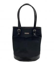 Burberry's BLUE LABEL（バーバリーズ ブルーレーベル）の古着「ノバチェックナイロントートバッグ」｜ブラック