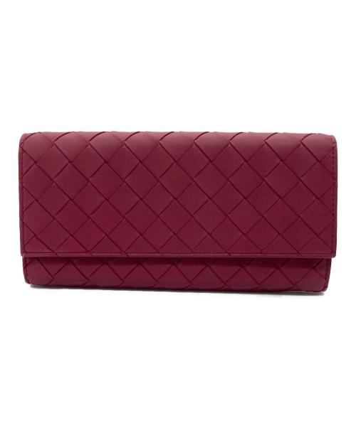 BOTTEGA VENETA（ボッテガベネタ）BOTTEGA VENETA (ボッテガベネタ) 長財布 パープルの古着・服飾アイテム