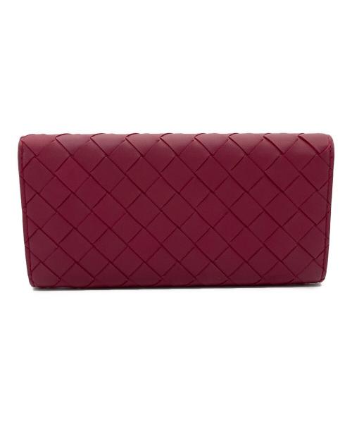 BOTTEGA VENETA（ボッテガベネタ）BOTTEGA VENETA (ボッテガベネタ) 長財布 パープルの古着・服飾アイテム