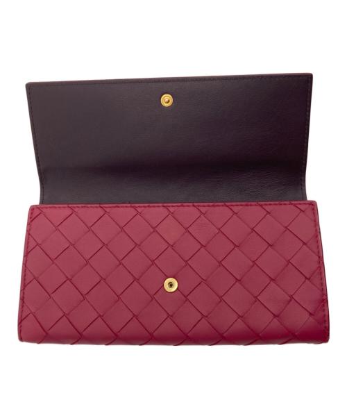 BOTTEGA VENETA（ボッテガベネタ）BOTTEGA VENETA (ボッテガベネタ) 長財布 パープルの古着・服飾アイテム