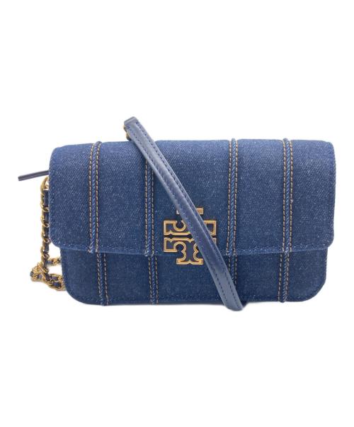 TORY BURCH（トリーバーチ）TORY BURCH (トリーバーチ) デニムチェーンウォレット インディゴの古着・服飾アイテム
