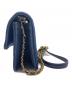 TORY BURCH (トリーバーチ) デニムチェーンウォレット インディゴ：25000円
