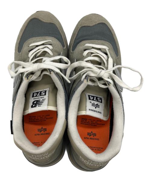NEW BALANCE（ニューバランス）NEW BALANCE (ニューバランス) ALPHA INDUSTRIES (アルファインダストリーズ) スニーカー グレー サイズ:26.5cmの古着・服飾アイテム