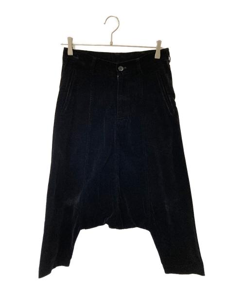 COMME des GARCONS（コムデギャルソン）COMME des GARCONS (コムデギャルソン) ベロアサルエルパンツ ブラック サイズ:Sの古着・服飾アイテム