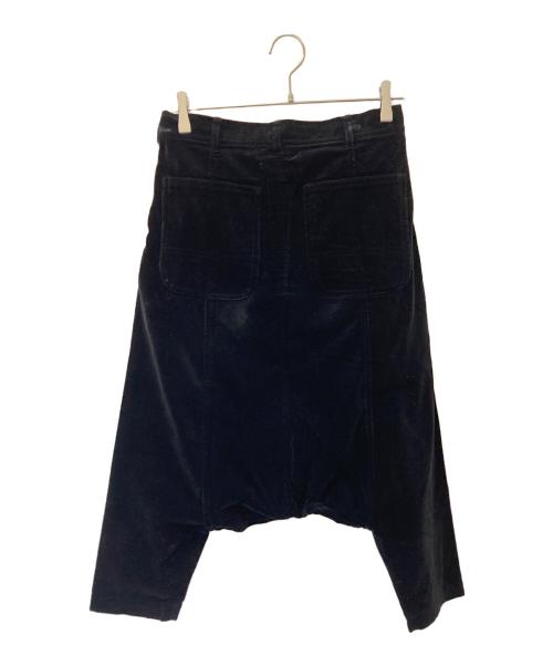 COMME des GARCONS（コムデギャルソン）COMME des GARCONS (コムデギャルソン) ベロアサルエルパンツ ブラック サイズ:Sの古着・服飾アイテム