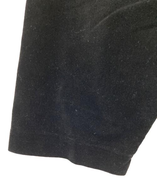 COMME des GARCONS（コムデギャルソン）COMME des GARCONS (コムデギャルソン) ベロアサルエルパンツ ブラック サイズ:Sの古着・服飾アイテム