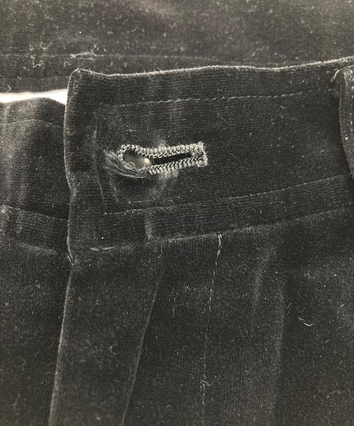 COMME des GARCONS（コムデギャルソン）COMME des GARCONS (コムデギャルソン) ベロアサルエルパンツ ブラック サイズ:Sの古着・服飾アイテム