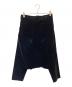 COMME des GARCONS (コムデギャルソン) ベロアサルエルパンツ ブラック サイズ:S：7000円