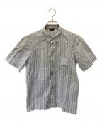 COMME des GARCONS HOMME PLUSコムデギャルソンオムプリュス）の古着「半袖シャツ」｜スカイブルー