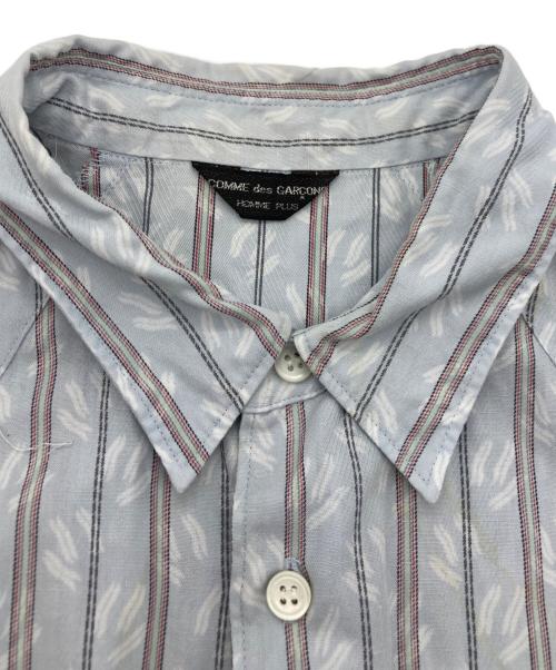 COMME des GARCONS HOMME PLUS（コムデギャルソンオムプリュス）COMME des GARCONS HOMME PLUS (コムデギャルソンオムプリュス) 半袖シャツ スカイブルー サイズ:不明の古着・服飾アイテム