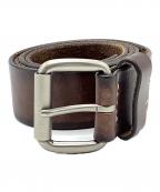 COMME des GARCONSコムデギャルソン）の古着「レザーベルト」｜ブラウン