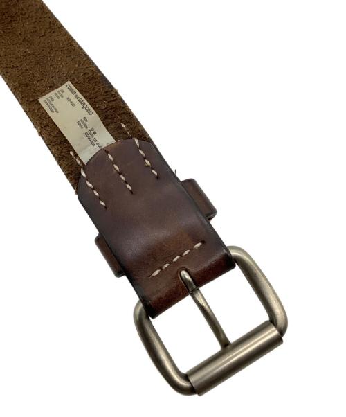 COMME des GARCONS（コムデギャルソン）COMME des GARCONS (コムデギャルソン) レザーベルト ブラウンの古着・服飾アイテム