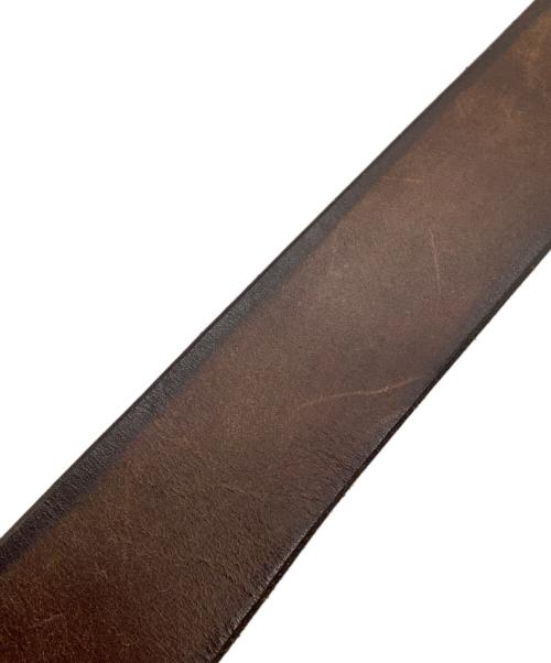 COMME des GARCONS（コムデギャルソン）COMME des GARCONS (コムデギャルソン) レザーベルト ブラウンの古着・服飾アイテム