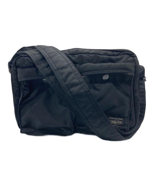 PORTER（ポーター）PORTER (ポーター) ナイロンショルダーバッグ ブラックの古着・服飾アイテム