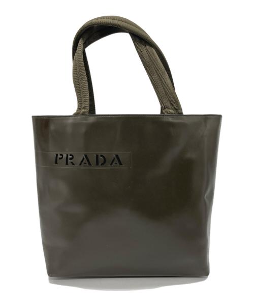 PRADA（プラダ）PRADA (プラダ) トートバッグ オリーブの古着・服飾アイテム