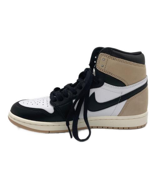 NIKE（ナイキ）NIKE (ナイキ) WNMS AIR JORDAN 1 RETRO HIGH OG モカ サイズ:24.0cm 未使用品の古着・服飾アイテム