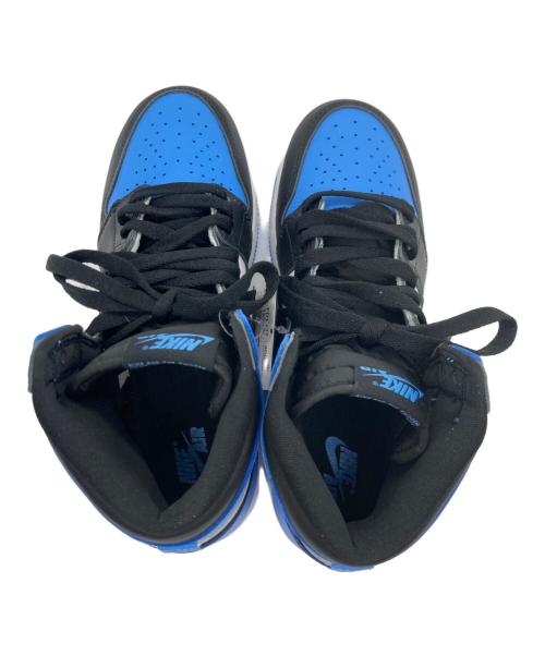 NIKE（ナイキ）NIKE (ナイキ) AIR JORDAN 1 RETRO HIGH OG GS ブルー×ブラック サイズ:24.0cm 未使用品の古着・服飾アイテム