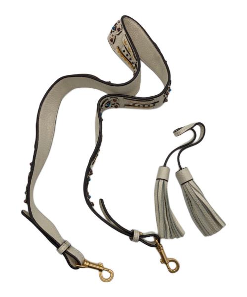 TORY BURCH（トリーバーチ）TORY BURCH (トリーバーチ) ショルダーバッグ ホワイトの古着・服飾アイテム