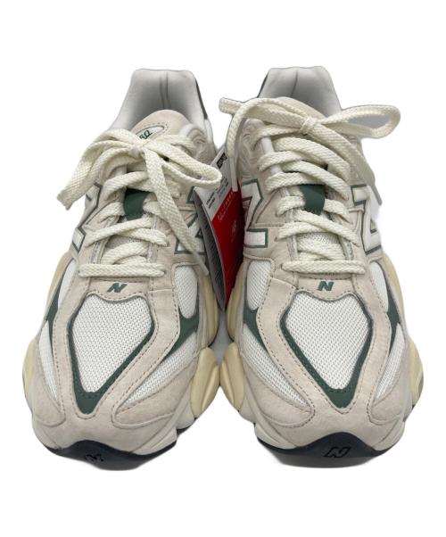 NEW BALANCE（ニューバランス）NEW BALANCE (ニューバランス) スニーカー オフホワイト×グリーン サイズ:27.0cm 未使用品の古着・服飾アイテム