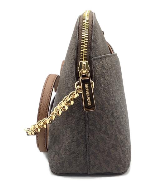 MICHAEL KORS（マイケル・コース）MICHAEL KORS (マイケル・コース) ショルダーバッグ ブラウンの古着・服飾アイテム