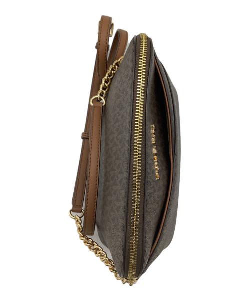 MICHAEL KORS（マイケル・コース）MICHAEL KORS (マイケル・コース) ショルダーバッグ ブラウンの古着・服飾アイテム