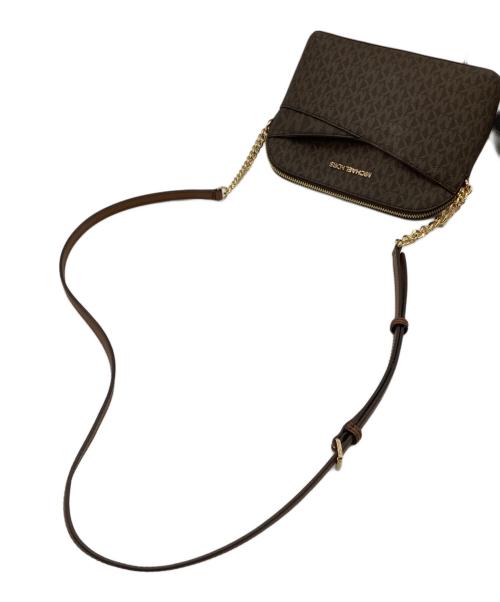 MICHAEL KORS（マイケル・コース）MICHAEL KORS (マイケル・コース) ショルダーバッグ ブラウンの古着・服飾アイテム