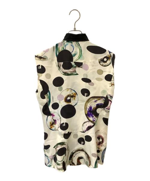 FENDI（フェンディ）FENDI (フェンディ) ノースリーブブラウス ベージュ サイズ:40の古着・服飾アイテム