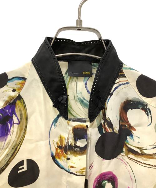 FENDI（フェンディ）FENDI (フェンディ) ノースリーブブラウス ベージュ サイズ:40の古着・服飾アイテム