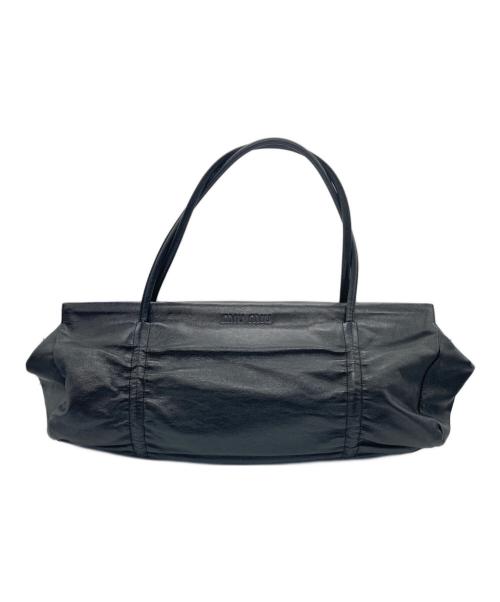 MIU MIU（ミュウミュウ）MIU MIU (ミュウミュウ) ハンドバッグ ブラックの古着・服飾アイテム