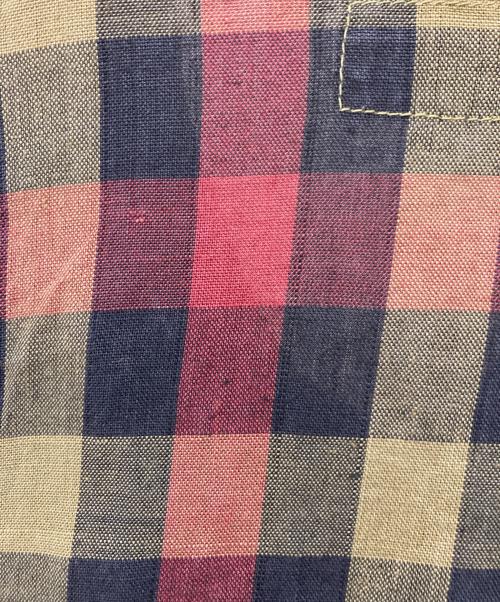 C.P COMPANY（シーピーカンパニー）C.P COMPANY (シーピーカンパニー) チェックブルゾン ブラウン×レッド サイズ:48の古着・服飾アイテム