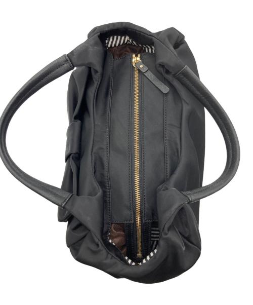 Kate Spade（ケイトスペード）Kate Spade (ケイトスペード) リボンハンドバッグ ブラックの古着・服飾アイテム