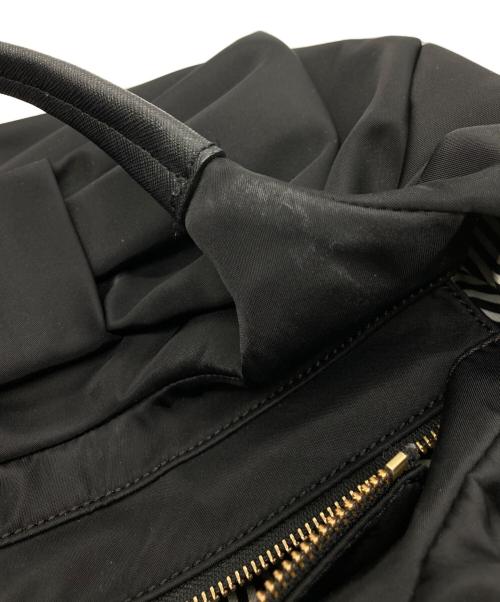 Kate Spade（ケイトスペード）Kate Spade (ケイトスペード) リボンハンドバッグ ブラックの古着・服飾アイテム