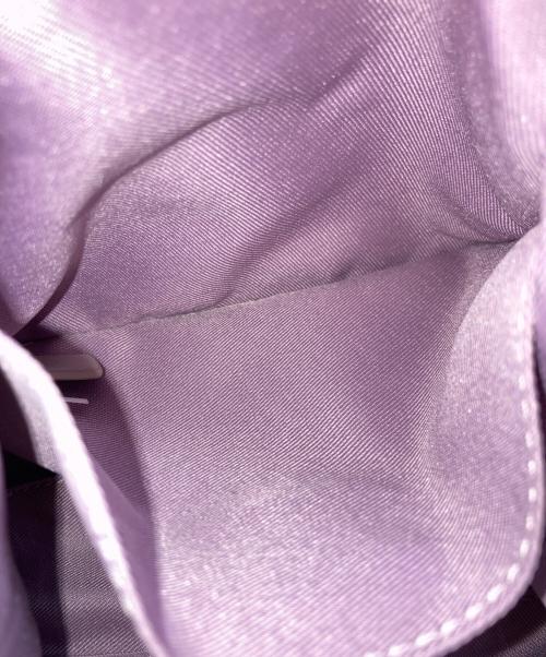 artemis by DIANA（アルテミスバイダイアナ）artemis by DIANA (アルテミスバイダイアナ) キルティングファーハンドバッグ ピンクの古着・服飾アイテム