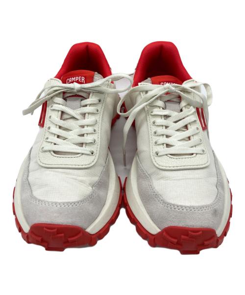 CAMPER（カンペール）CAMPER (カンペール) スニーカー ホワイト×レッド サイズ:23.0cmの古着・服飾アイテム