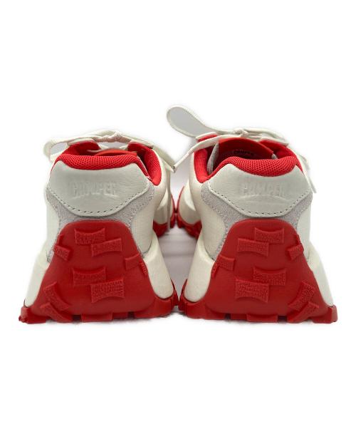 CAMPER（カンペール）CAMPER (カンペール) スニーカー ホワイト×レッド サイズ:23.0cmの古着・服飾アイテム