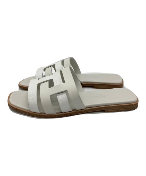 HERMES（エルメス）HERMES (エルメス) アモーレサンダル バイカラー サイズ:37の古着・服飾アイテム