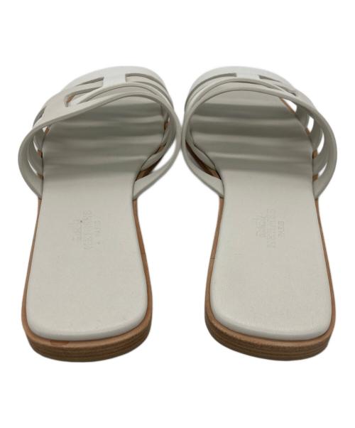 HERMES（エルメス）HERMES (エルメス) アモーレサンダル バイカラー サイズ:37の古着・服飾アイテム