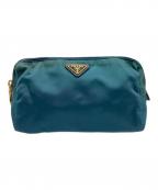 PRADAプラダ）の古着「ナイロンポーチ」｜グリーン