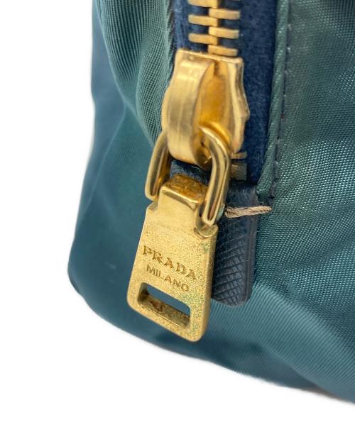 PRADA（プラダ）PRADA (プラダ) ナイロンポーチ グリーンの古着・服飾アイテム