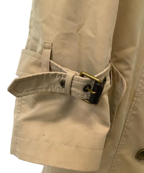 BURBERRY BLUE LABEL（バーバリー ブルー レーベル）BURBERRY BLUE LABEL (バーバリーロンドンブルーレーベル) トレンチコート ベージュ×オレンジ サイズ:40の古着・服飾アイテム